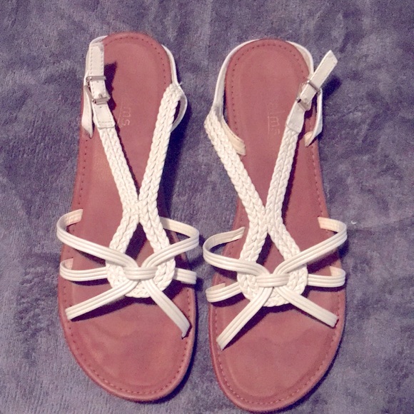 palms Shoes - Sandals white and brown, Size 12M and Brand palms
